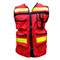 Chaleco industrial rojo